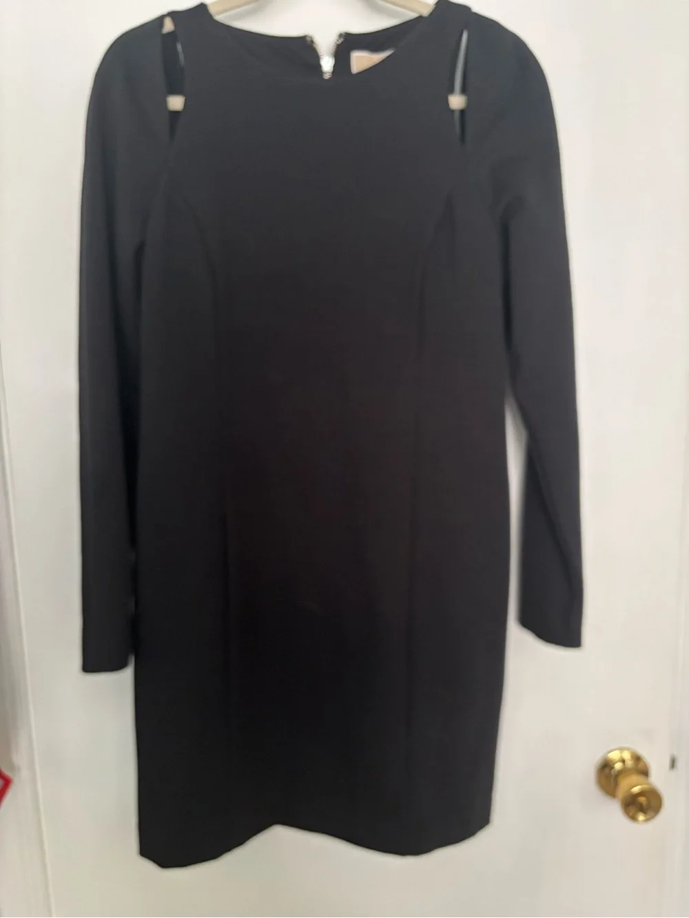 NWT Michael Kors Black Long-Sleeve Sheath Dress size 8